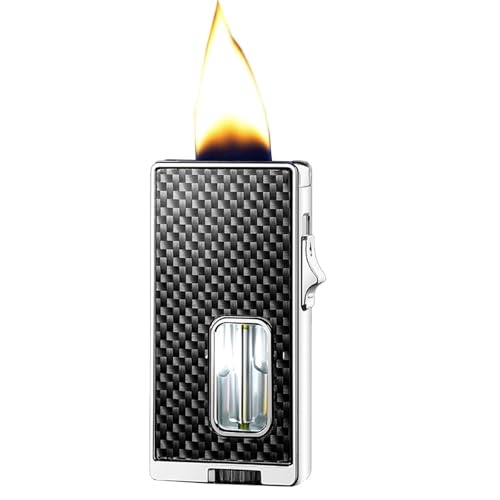 Encendedor Butano Llama Ancha con Ventana de Combustible
