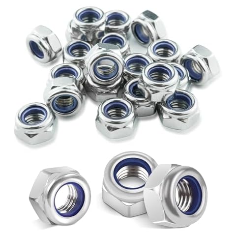 Yeasing 90PCS Stainless Steel Locknut Set Cover