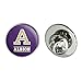 GRAPHICS & MORE Albion College Primary Logo Metal 0.75