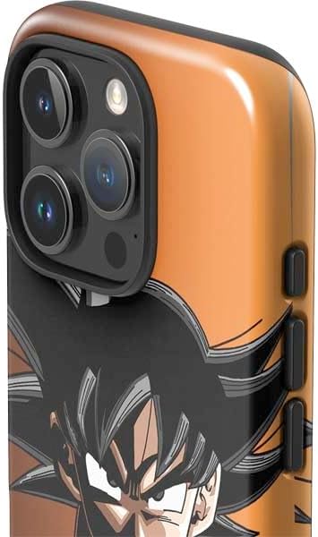 Skinit Impact Phone Case Compatible with iPhone 16 Pro - Officially Licensed Dragon Ball Z Goku Portrait Design