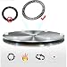ZH-1 Plato Giratorio para Mesa de Comedor, Rotatoria Plato de Vidrio con...