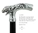 Cavagnini Italy - Custom Wooden Cane - Handmade Italian Walking Stick with Pewter Handle - Luxury Wood Canes for Men