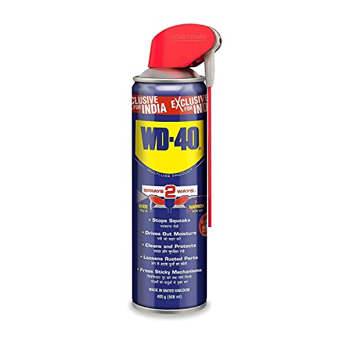 WD-40 Smart Straw 500ml | Multipurpose Spray to Clean Rust, Limes...