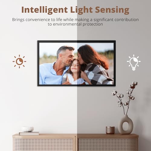 Image of Dragon Touch Large Digital Picture Frame 21.5 inch Black Touch Screen WiFi Digital Photo Frame Display, 32GB Storage, Auto-Rotate, Share Photos via App, Email, Cloud, Classic 21