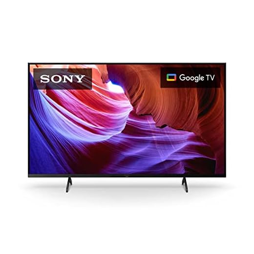 Sony 43 Inch 4K Ultra HD TV X85K Series: LED Smart Google TV(Bluetooth, Wi-Fi, USB, Ethernet, HDMI) with Dolby Vision HDR and Native 120HZ Refresh Rate KD43X85K- 2022 Model
