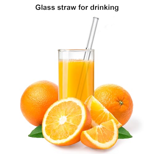 Image of 10 Inch Borosilicate Glass Tubing 10mm OD 2mm Wall, 8 Pack with 2 Brushes