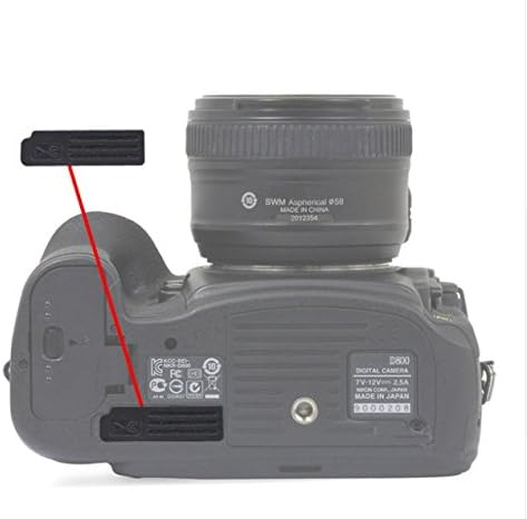 Replacement Camera Back Cover Bottom Rubber Cover Cap For Nikon D800 D810 D800E Camera Terminal Cover Rubber Cap Lid (D800)