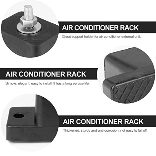 VILLCASE Suporte de Montagem de Ar Condicionado 4Pcs Suporte de Montagem de Isolador de Vibração de