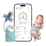 Babytone Baby Pulse Oximeter, Smart Baby Sock Tracking Oxygen Level, Heart Rate and Movement, with Sleep Pattern Analysis Wearable Infant Foot Monitor with Free APP Bluetooth for 0-36 Months Newborn
