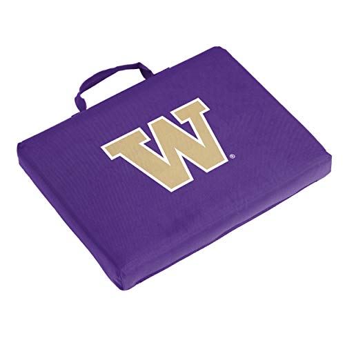 logo brands ncaa washington huskies unisex adult bleacher stadium cushion one size purple