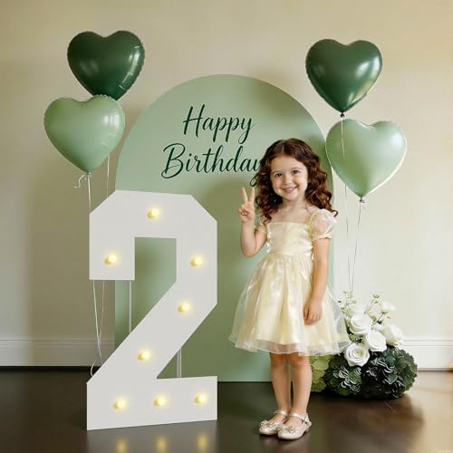Chiffres lumineux 91 cm carton mousse pour reussir votre decoration anniversaire