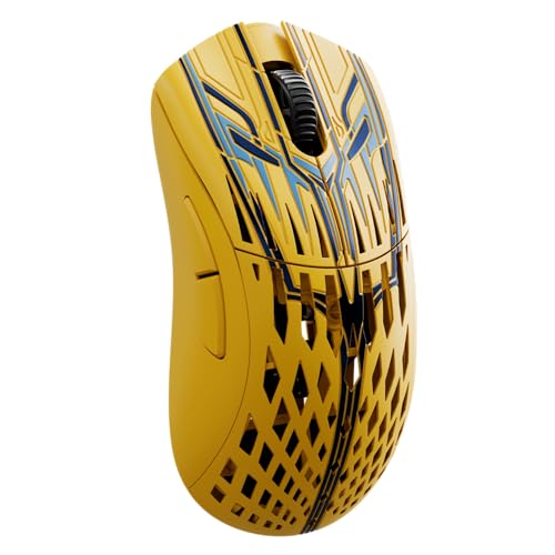Image of PWNAGE Stormbreaker Max CF Wireless Gaming Mouse, 45g Ultralight Esports Mouse, 8000Hz Polling Rate, 36K DPI PAW3950 Optical Sensor, 100% PTFE Skates, Ergonomic Design for FPS Gaming (Solar Blitz)