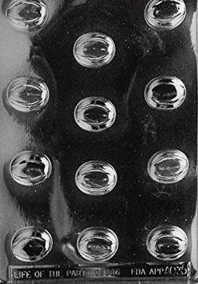 Cybrtrayd Oval Filled Pieces All Occasions Chocolate Candy Mold