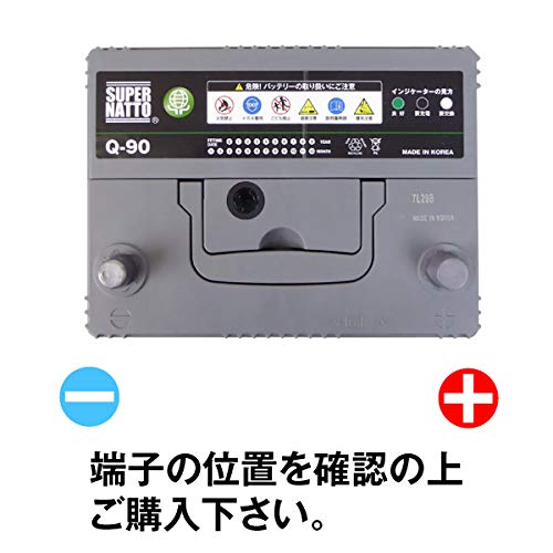 Amazon | スーパーナット Q-90 アイドリングストップ車用バッテリー 