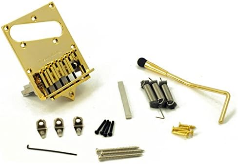 Vibrato Telecaster Fixed Guitar Bridge Tele Tremolo Bridge Gold TKS-2