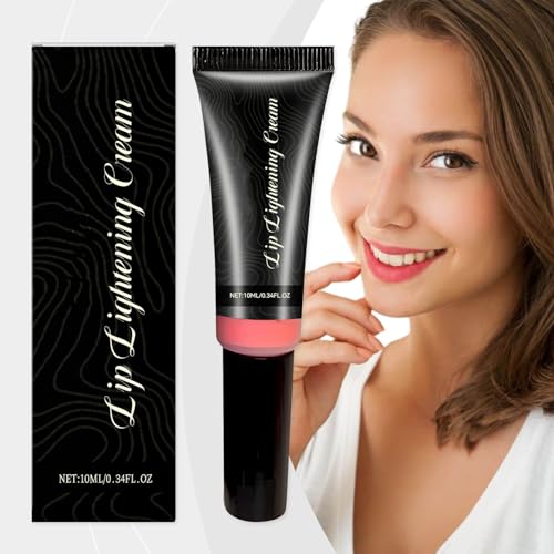 Crema de iluminación de labios, 10 ml de bálsamo labial hidratante, bálsamo de tratamiento de labios iluminando, Highlighter de labios para que los labios oscuros se aclaren, y retoques rápidos