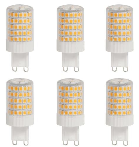 Aiwerttes 12W G9 LED Leuchtmittel, Warmweiß Nicht Dimmbar, Energiesparlampe, entspricht 100W Halogenlampen, Flimmerfrei, 6er Pack