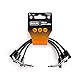 JIM DUNLOP MXR Band-Patchkabel 6 Zoll | 15 cm - 3er-Pack, 1/4-Zoll-Winkelstecker (3PDCPR06)