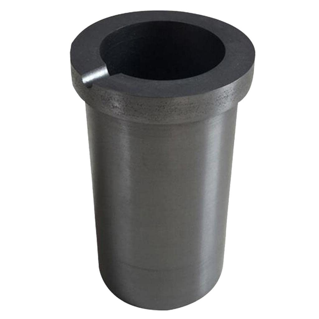 misppro Creuset en graphite haute pureté pour fonderie doré/argent – Noir, 5 kg