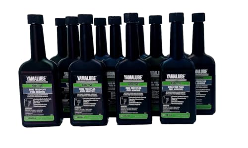 Yamaha Yamalube Ring Free Plus Fuel Additive-12 Ounce (12 Pack) #ACC-RNGFR-PL-12