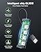 Acer USB Hub 4 Ports, Multiple USB 3.0 Hub, USBA Splitter for Laptop with Type C Power Port, Extender for A Port Laptop, PC, Desktop and More (2ft)