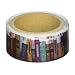 Roundtop Designer's Washi Masking Tape 20mm x 5m, Yano Design Series Natural, Book Shelf (YD-MK-001)
