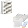 Amazon.com: Caydo 15 Slot Paper Organizer Storage, Wood Adjustable ...