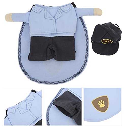 Disfraz de cartero para perros y gatos, talla M miniatura 2