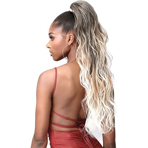 Bobbi Boss Human Hair Blend Tress Up Ponytail Loose Wave 28" (TNAT/30)