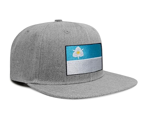 Image of International Tie City Hat for Men and Women, Adjustable Snapback Trucker Baseball Cap with Embroidered Patch
