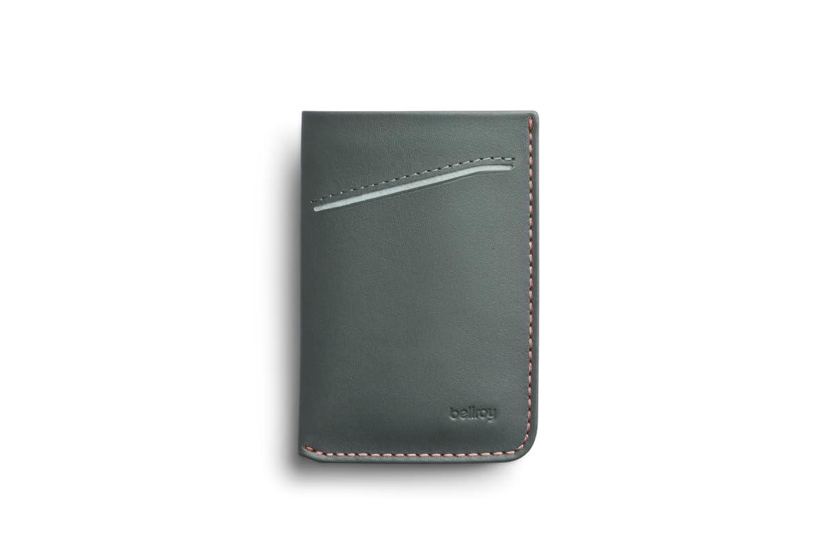 Bellroy Card Sleeve, Schlanke Brieftasche aus Leder - Everglade