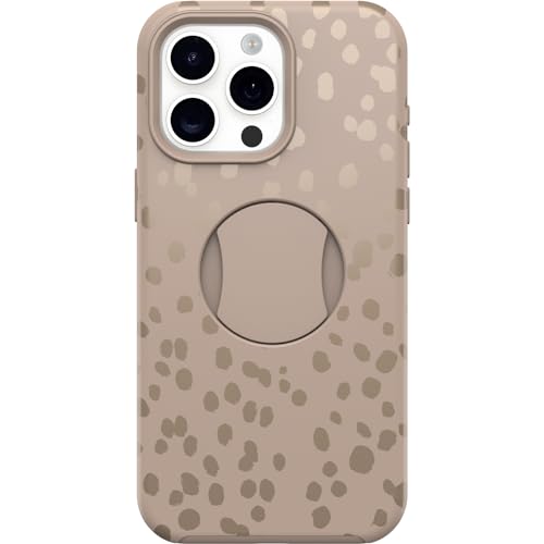 Coque iPhone 15 Pro Max OtterBox OtterGrip marron réglant le problème de prise en main