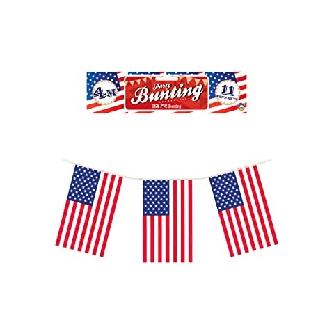 Henbrandt USA 4m Party Bunting Decoration Cover