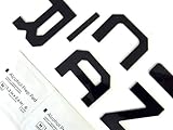 Glossy Black Front Grille Letters Compatible with Tan_dur 2022-Up Self-Adhesive ABS Plastic Inserts