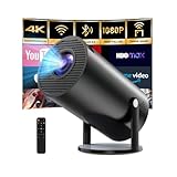 Stqusti Proyector 4k, Mini Proyector Portatil, Proyectores Inteligente 200 ANSI /18000 lúmenes con Auto Keystone, WiFi 6...