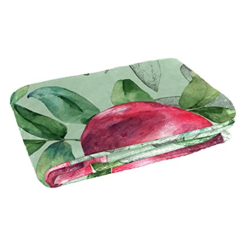Couverture imprim&eacute; grenade douce texture premium canap&eacute; 150x100 - 3