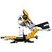 JCB 254mm Sliding Mitre Saw with Laser Guide & Dust Collection Feature, Bevel 90-45 Degrees & Soft Grip Handle, 5000rpm, 3 Year Warranty