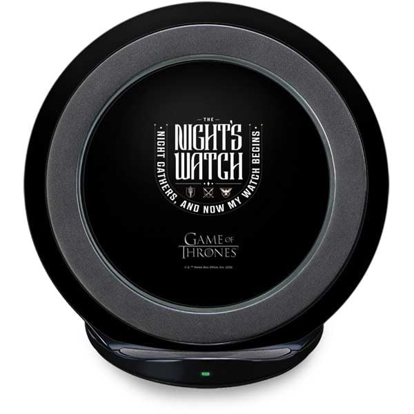 Skinit Decal Other Skin Compatible with Fast Charge Wireless Charging Stand - Officially Licensed Game of Thrones: The Nights Watch Design