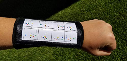 Image of Y23 - Football Wristbands - Wrist Coach - QB Wristband - Football Play Wristbands - Playbook Wristband