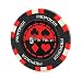 Versa Games Pro Poker Chips in 13.5 Gram Weight - Pack of 50 (Choose Colors) (Red)