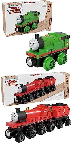 トーマス木製レール大量パーシー知育積木