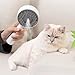 Aerbee Cat Steam Brush, Cloud Care Dog Brush for Indoor Pet Steam Brush for Shedding Defur Comb for Dog Brush for Long Short Hair Cat & Dog Pet, Cats Massage Grooming Self-Cleaning, White