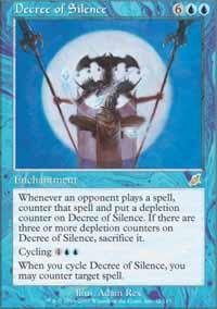 Magic the Gathering - Decree of Silence - Decreto del Silenzio