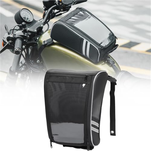 Sacoche de réservoir moto étanche avec écran tactile pour Sportster et Softail