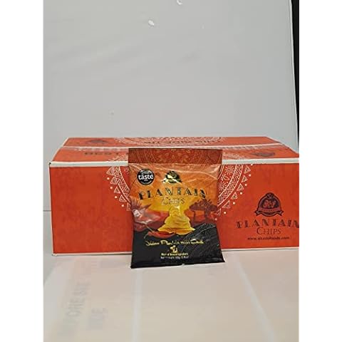 Olu Olu 100% Natual Sweet Chilli Plantain Chips 60g (Box of 24) Cover