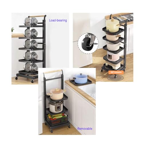Étagère extensible pour micro-ondes et solution d'organisation de cuisine - 7
