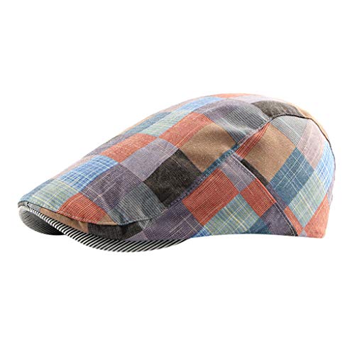 Generisch Gorra de algodón unisex, gorra de globo, sombrero cabbie, estilo casual y vestido, gorra Che Cap, rojo, Talla única