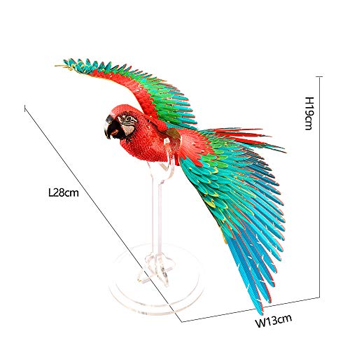 Piececool Puzzle 3D in Metallo per Adulti -Scarlet...
