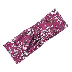 Haarband Kleurrijke Cross Knoop Draagbare Kleurrijke Dame Hoofdband Duurzaam Lichtgewicht Rode roos