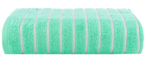 Image of Casa Copenhagen - Egyptian Cotton Ecstatic 1 Pcs Large Bath Towel (75 X 150cm) Colour : Aqua Blue